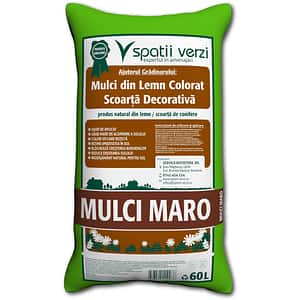 Mulci scoarta decorativa Spatii verzi, maro, 60 L