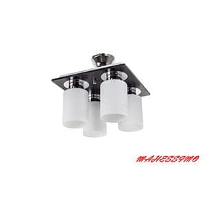 Plafoniera, 4 x 75 W, wenge, lemn  Mahessimo Nepal