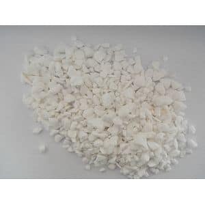 Piatra decorativa marmura R10-16, interior-exterior, alb, 0.8 - 1.2 cm, 20 Kg