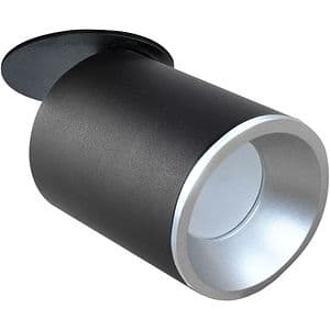 Spot LED POLUX Pallas 314130, GU10, 5.5W, negru-argintiu