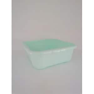 Lighean cu manere, patrat, polipropilena, 6 l, verde