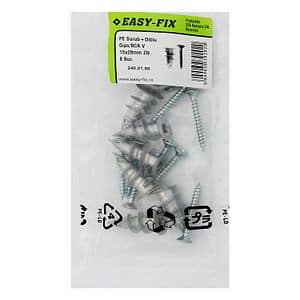 Set surub si diblu g bca v 15x28mm 8buc