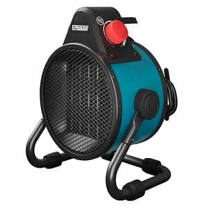 Aeroterma industriala PTC Erbauer BGP2108-25-1, 2 trepte viteza, 2500W, albastru