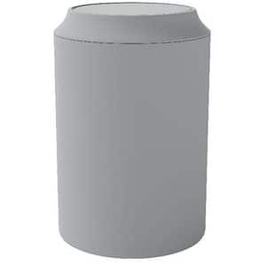 Cos gunoi pentru baie GOODHOME Kina 101058799, 5 l, rotund, polistiren, gri