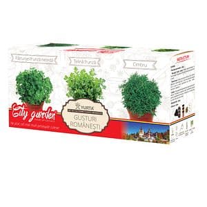 Set de cultivare plante aromatice, Colectia mirodenii gusturi romanesti  Yurta