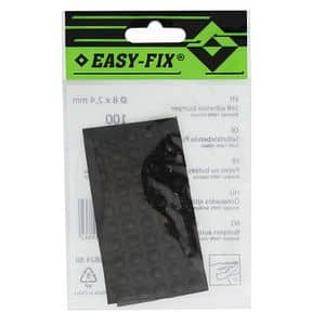 Bumpon autoadeziv 8x2.4mm negru 100