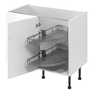 Sistem depozitare colt GOODHOME Jolly Pebre, 100 cm, antracit