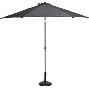 Umbrela terasa GOODHOME Carambole, aluminiu, 270 x 223 cm, gri