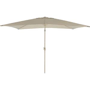 Umbrela terasa GOODHOME Carambole, aluminiu, 300 x 197 cm, bej