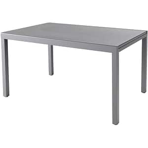 Masa terasa GOODHOME Moorea, aluminiu, 200 x 90 x 75 cm, gri
