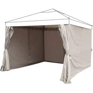 Perete pavilion GOODHOME Preston, poliester, 300 x 200 x 300 cm, gri antracit