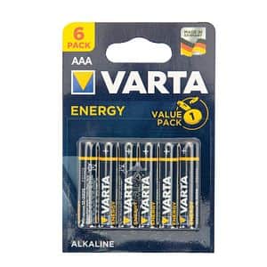 Set 6 baterii alcaline AAA  Varta
