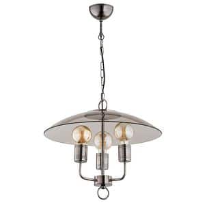 Lustra tip pendul, Negru, 60 W, 3 x E27  Alfa Nuvola