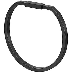 Suport inel prosop GOODHOME 101124630, 19.4cm, negru