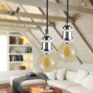 Lustra tip pendul, Argintiu, 20 W, 1 x E27  Sanico Polux