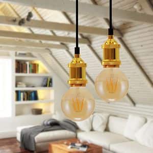 Lustra tip pendul, Auriu, 20 W, 1 x E27  Sanico Polux