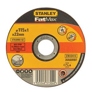 Disc taiere inox STANLEY Fatmax STA32602-QZ, 115 x 22.2 x 1 mm