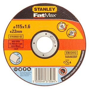Disc taiere aluminiu STANLEY Fatmax STA32622-QZ, 115 x 22.2 x 1.6 mm
