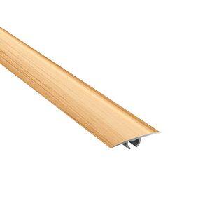Profil de trecere GOODHOME, aluminiu, 93 x 3 cm, maro