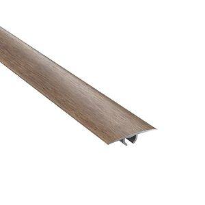 Profil de trecere GOODHOME, aluminiu, 93 x 3 cm, maro