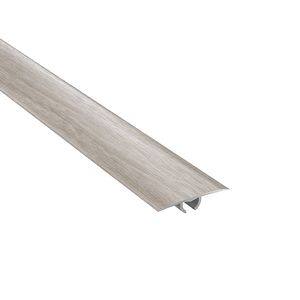 Profil de trecere GOODHOME, aluminiu, 93 x 3 cm, crem