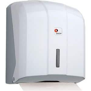 Dispenser pentru prosop hartie LUCART, 26 x 13 x 25 cm, plastic ABS, alb