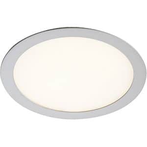 Spot LED incastrat Colours Octave, diametru 22.5 cm, 1300 lm, 14 W, IP20, argintiu