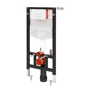 Set rezervor WC incastrat GOODHOME Nissi, 6 l, clapeta actionare, alb