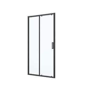Usa dus GOODHOME, sticla, 8 mm, profil negru, 140 x 195 cm
