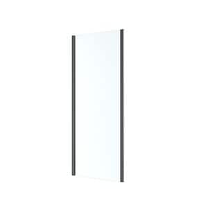 Paravan dus GOODHOME, sticla, 8 mm, profil negru, 90 x 195 cm