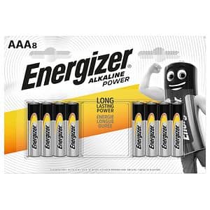 Baterii alcaline AAA ENERGIZER, 8 bucati