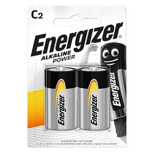 Baterii alcaline C ENERGIZER, 2 bucati