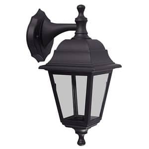 Lampa gradina FAUST negru PJ 1XE27 60W IP44  Erste