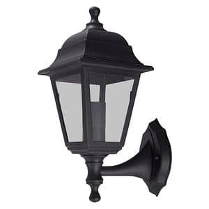 Lampa gradina ERSTE Faust, E27 60W, IP44, plastic si sticla, negru