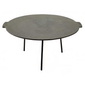 Disc fonta GRILLCHEF, picioare detasabile pe filet, 45 cm, gri