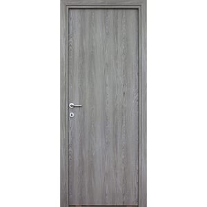 Usa interior Karpat, fara geam, reversibila, MDF, 68 x 203 cm, gri