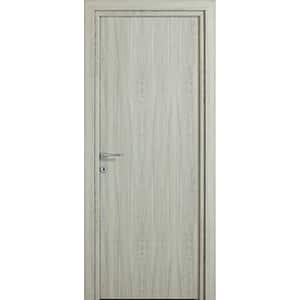 Usa interior Karpat, fara geam, reversibila, MDF, 68 x 203 cm, gri sampanie