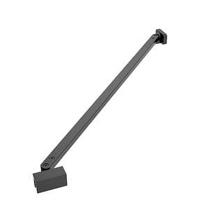 Bara fixare pentru cabina dus GOODHOME Ledava, 70 cm, aluminiu, negru