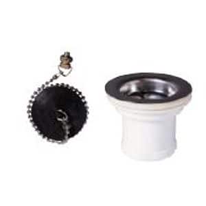 Ventil 1/2 inch pentru lavoar Wirquin, metal si plastic, alb