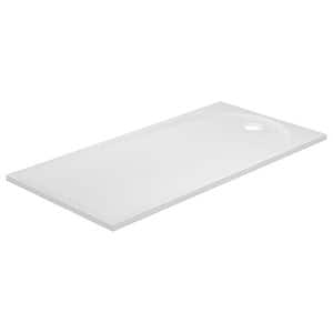 Cadita dus GOODHOME Cavally, 90 x 160 cm, alb