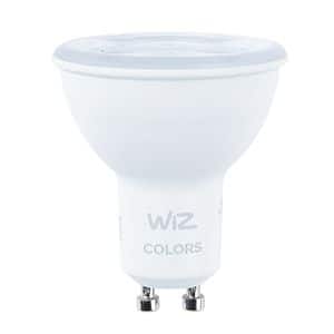 Bec inteligent RGB PHILIPS Wiz, Wi Fi, GU10, 4.7W, 345lm, 2200-6500K, lumina alba si colorata
