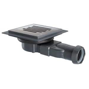 Rigola dus WIRQUIN Venisio Compact, inox, 115 x 115 mm, D 40mm