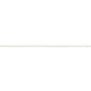 Sfoara impletita SUKI, poliester, 3mm, alb