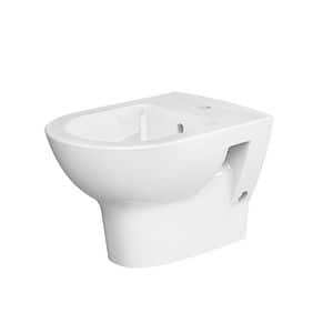 Bideu suspendat GoodHome Cavally, ceramica, 36 x 50 x 33.5 cm, alb