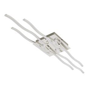 Plafoniera LED, 1 x 28.5 W, crom, metal si plastic  GoodHome 