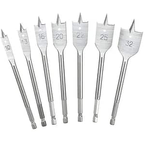 Freze MAC ALISTER, 10, 13, 16, 20, 22, 25, 32mm, otel, argintiu