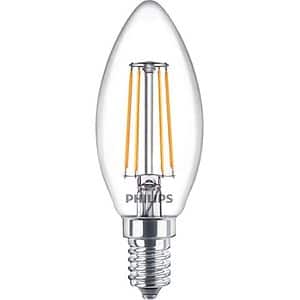 Bec filament PHILIPS Candle B35 PHILIPS, E14, 4.3W, 470lm, lumina calda