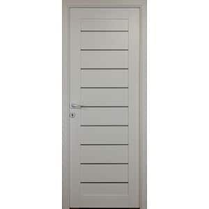 Usa interior Tarra, cu geam, reversibila, MDF, 78 x 203 cm, alb