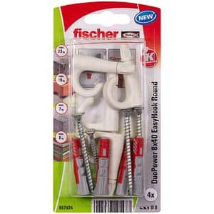 Set dibluri FISCHER DuoPower, 8 x 40mm, 4 bucati