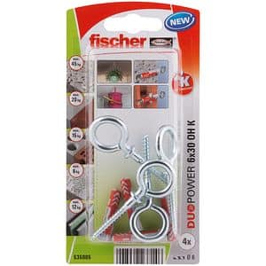 Set dibluri FISCHER DuoPower, 6 x 30mm, 4 bucati